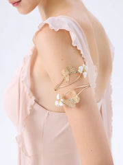BUTTERFLY & FLOWER ARM CUFF