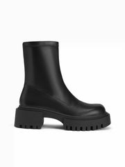 CHUNKY HEELED ANKLE BOOTS