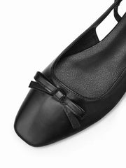 BOWKNOT SLINGBACK FLATS