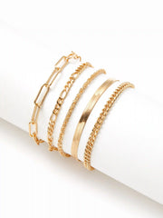 5PCS CHAIN BRACELET SET