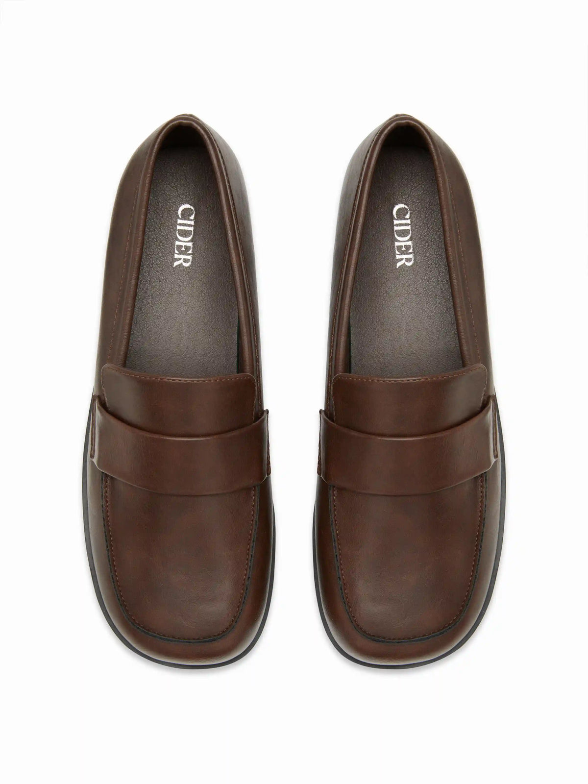 ROUND TOE FLAT LOAFERS
