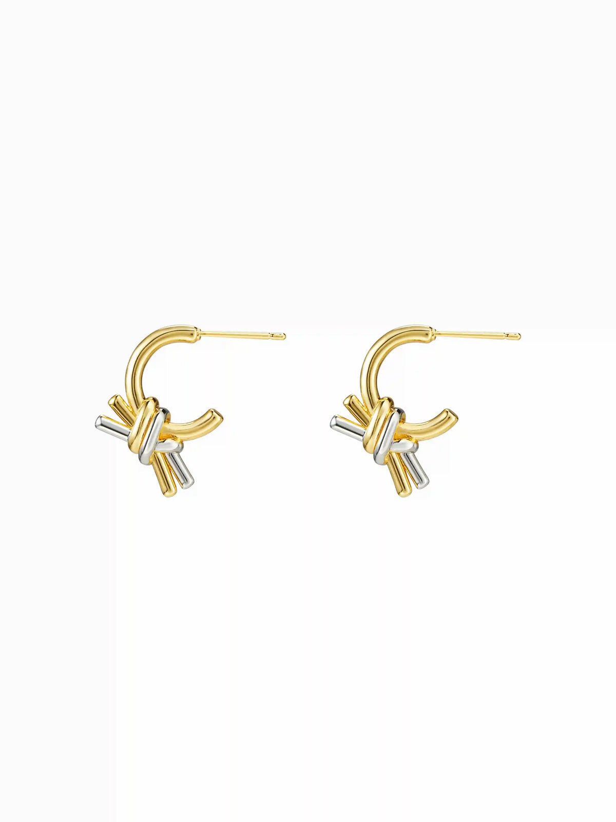 KNOT STUD EARRINGS