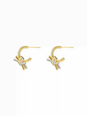 KNOT STUD EARRINGS