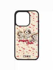 PUPPY & CHERRY PHONE CASE