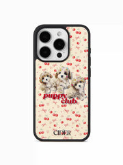 PUPPY & CHERRY PHONE CASE