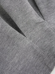 Asymmetrical Neck Long Sleeve Cinched Waist Sweatshirt