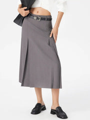 PLEATED MULE LOAFERS