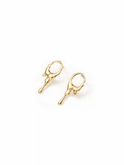 LIQUID METAL STUD EARRINGS
