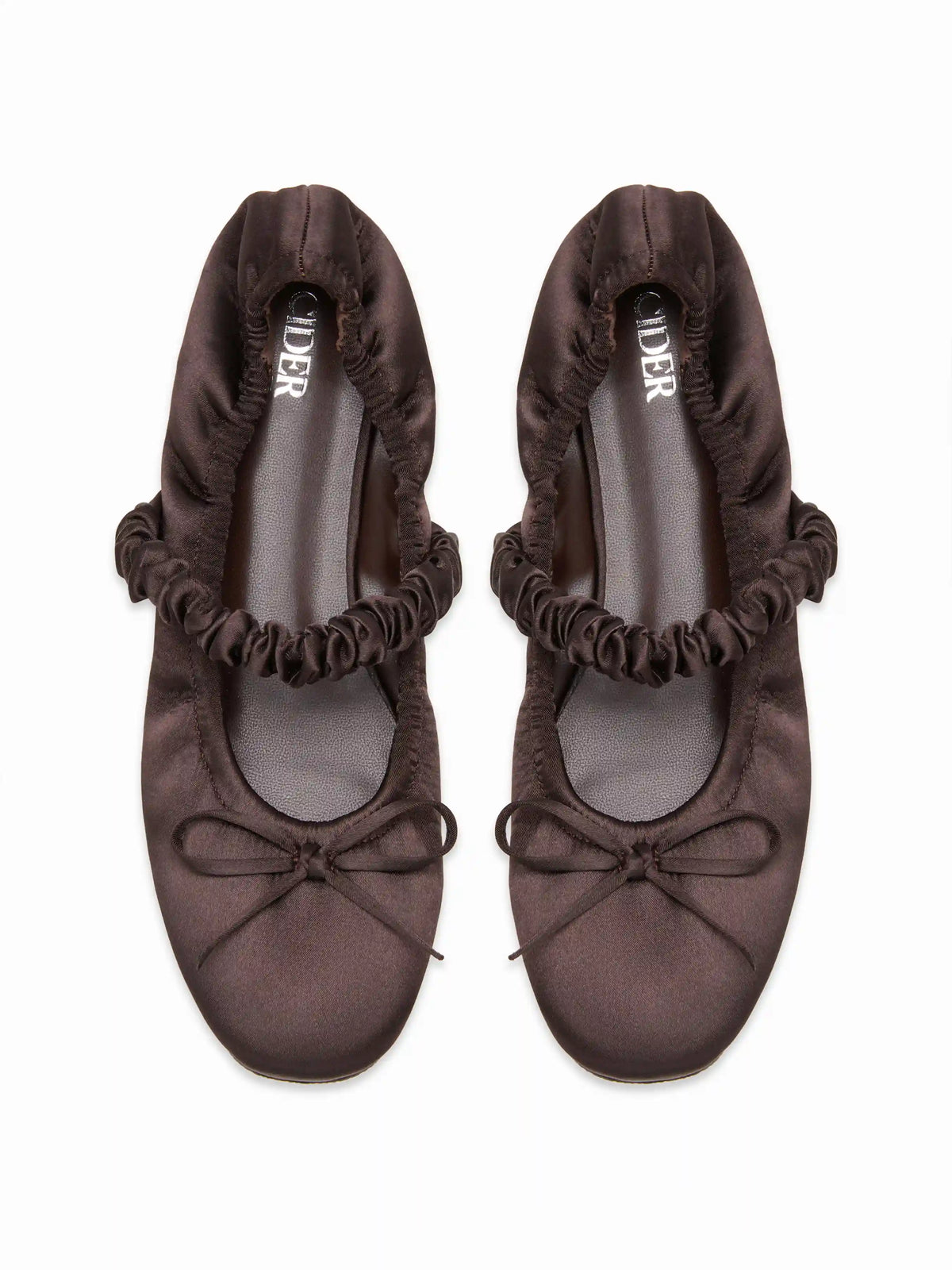 BOWKNOT PLEATED STRAP MARY JANE SHOES