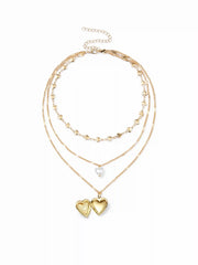 HEART LAYERED NECKLACE