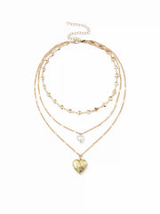 HEART LAYERED NECKLACE