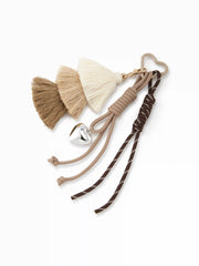 HEART FRINGED KEYCHAIN