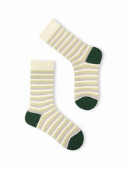3 PAIRS STRIPED CREW SOCKS SET
