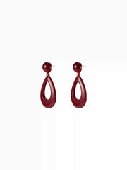 RESIN WATER DROP EARRINGS