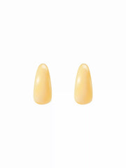 C-SHAPED HOOP EARRINGS