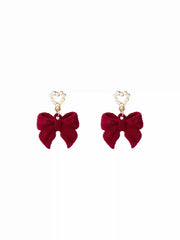 BOWKNOT DROP EARRINGS