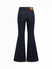 High Stretch Denim High Waist Stretch Flared Jeans