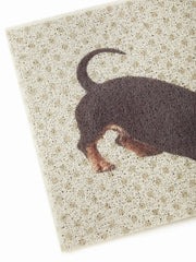 DACHSHUND PATTERN DOOR MAT