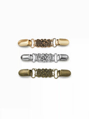 3PCS FLOWER KNOT SWEATER CLIP