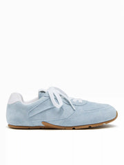 FAUX SUEDE LACE-UP SNEAKERS