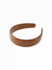 FAUX PATENT LEATHER HEADBAND