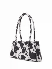 COWHIDE PRINT SHOULDER BAG