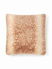 DEER PRINT FUZZY PILLOWCASE