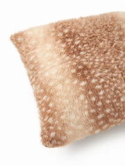 DEER PRINT FUZZY PILLOWCASE
