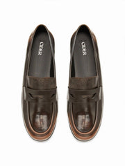 ROUND TOE LOAFERS