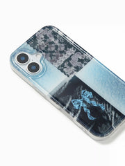 BOWKNOT & FLORAL PATTERN PHONE CASE