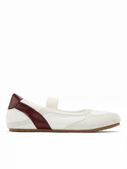 TWO-TONE FAUX SUEDE MARY JANE SNEAKERS