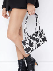 COWHIDE PRINT SHOULDER BAG
