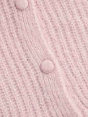 Oversized Lantern Sleeve Wool-blend Knit Cardigan Curve & Plus
