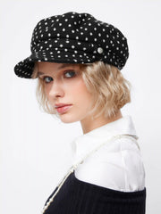 POLKA DOT BERET HAT