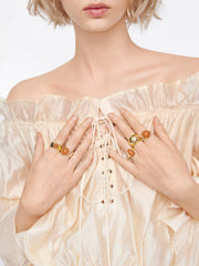 5 PCS RESIN RINGS SET