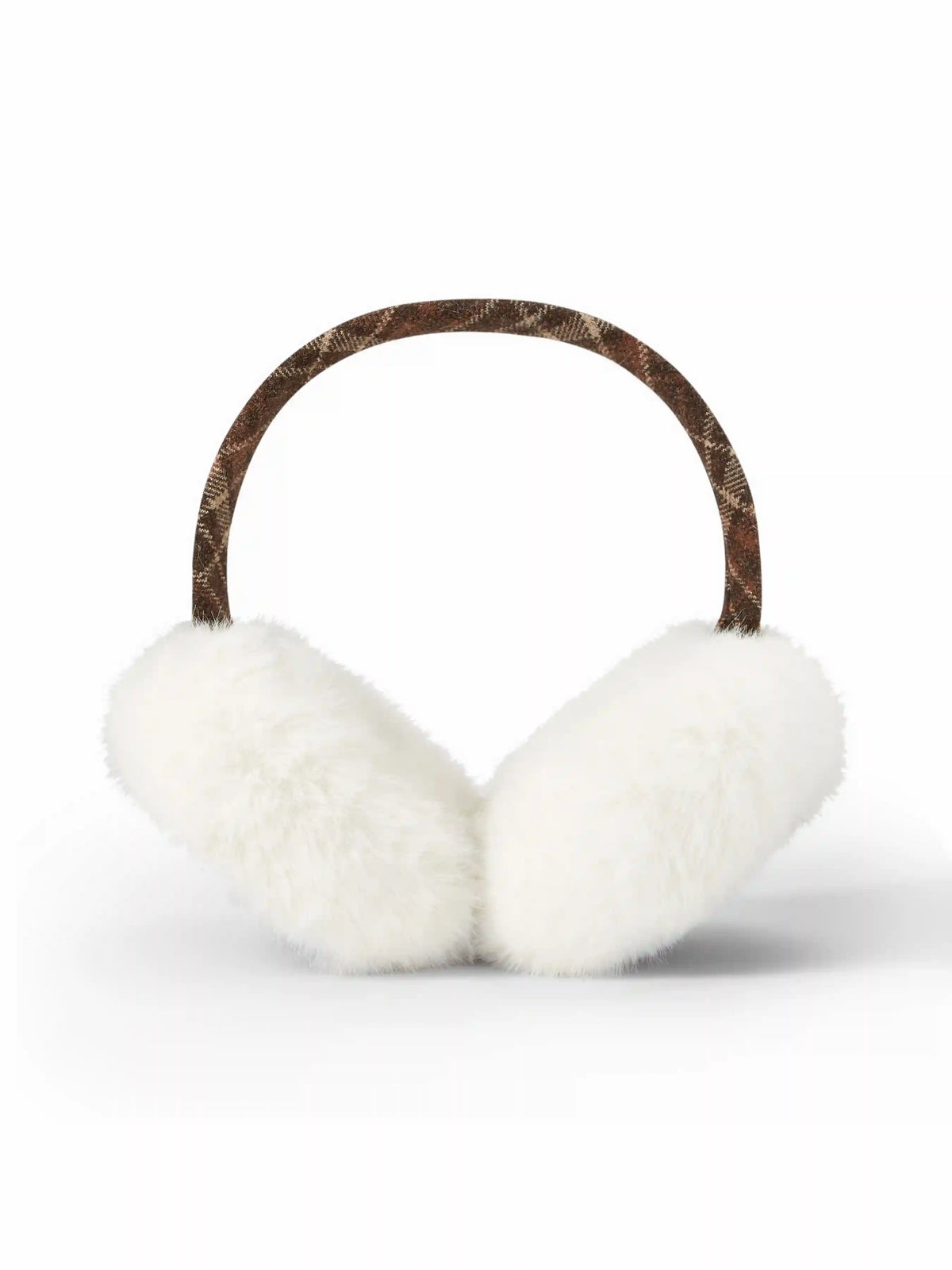 TARTAN FUZZY EARMUFFS