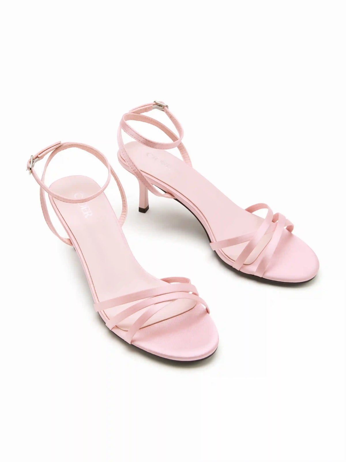 ADJUSTABLE STRAP SLINGBACK KITTEN HEELS