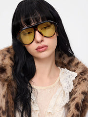 OVAL FRAME FASHION GLASSES