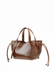 FAUX LEATHER SHOULDER BAG & CROSSBODY BAG