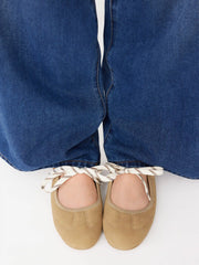 ROUND TOE LACE-UP MARY JANE SNEAKERS