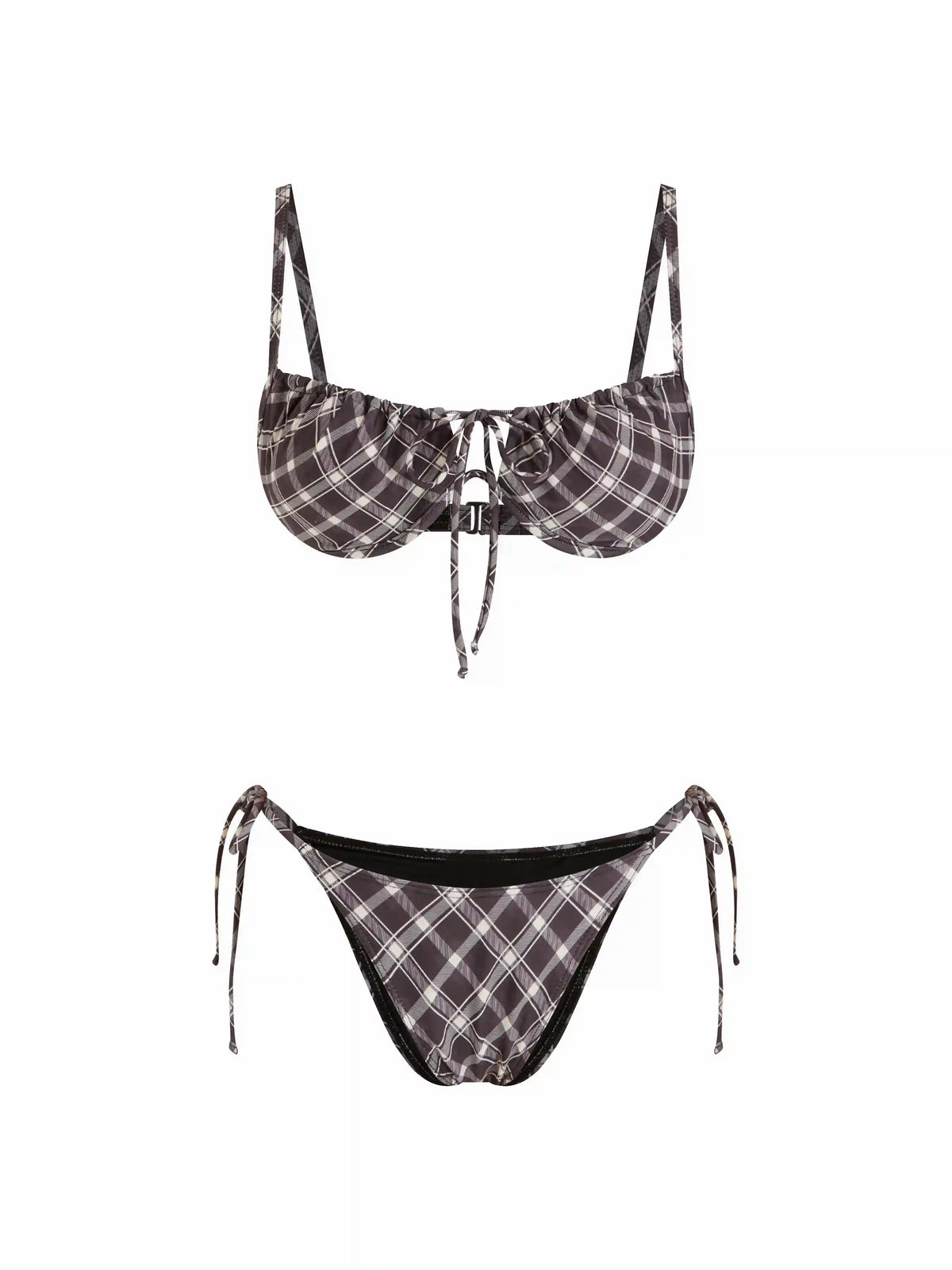 Tie Side Underwire Bikini Swimsuit
