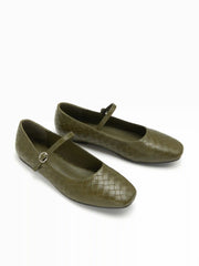 WOVEN ADJUSTABLE STRAP FLATS