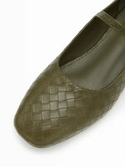 WOVEN ADJUSTABLE STRAP FLATS