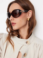 SQUARE FRAME FASHION GLASSES
