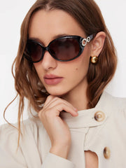 SQUARE FRAME FASHION GLASSES