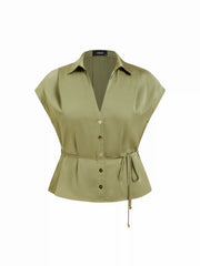 Knotted Blouse Curve & Plus