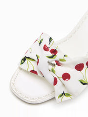 BUCKLE SQUARE TOE SLIPPERS