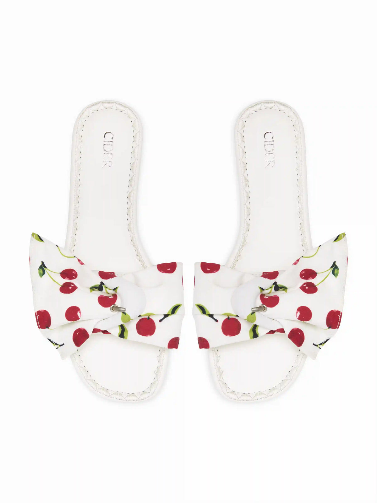 BUCKLE SQUARE TOE SLIPPERS