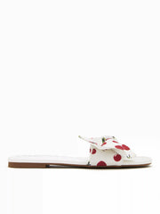 BUCKLE SQUARE TOE SLIPPERS