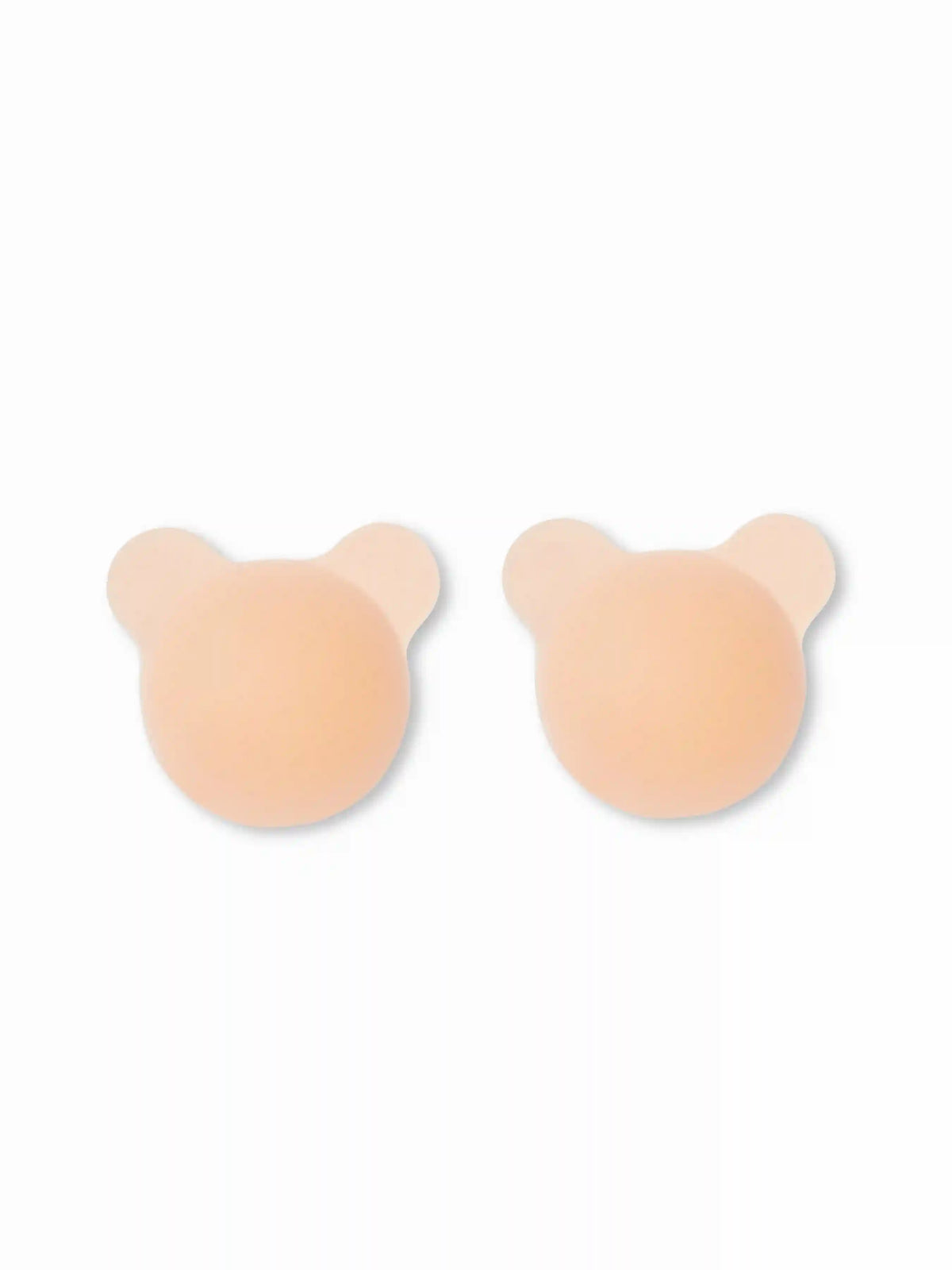 BEAR SHAPE REUSABLE ADHESIVE SILICON NIPPLE COVERS